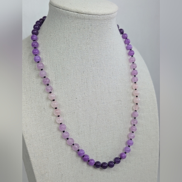 New Ombre Gemstone Artisan Necklace - F010 - Picture 3 of 7